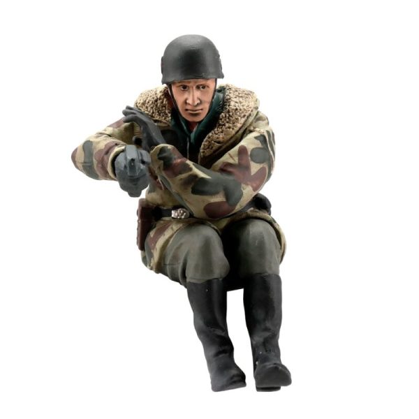 Torro 1/16 Figures Schwimmwagen Crew Set Paratrooper Winter - Afbeelding 3