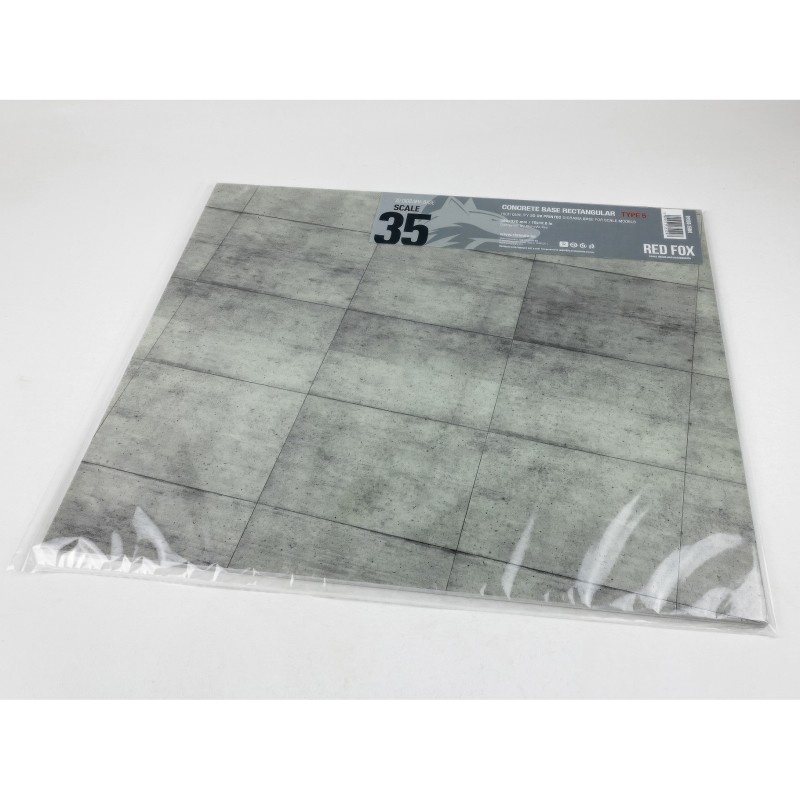 Red Fox RFSDB-35001 Concrete Base Rectangular Type 5 1/35