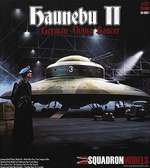 4 Squadron Models SQ-0001 Haunebu II German Flying Saucer 1/72