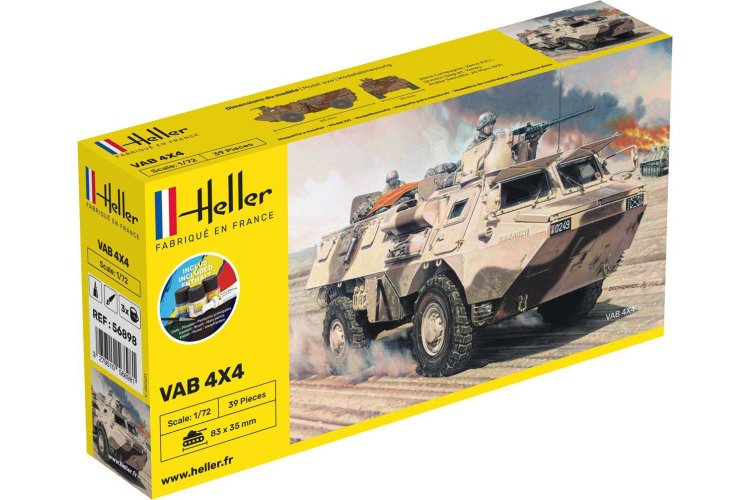 Heller 56898 VAB 4X4 Set incl verf, lijm , penseel. 1/72