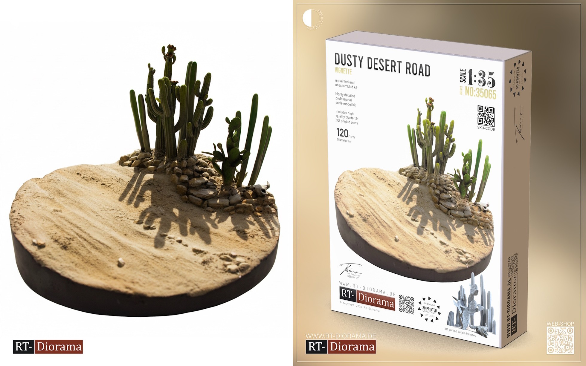 RT-Diorama 35065 Dessert Road Vignette 1/35