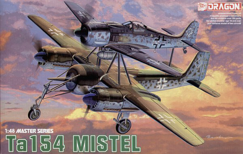Dragon 5553 Ta 154 Mistel 1/48