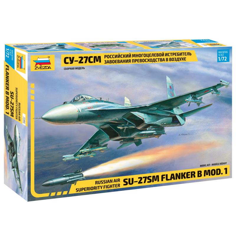 Zvezda 7295 SU-27SM Flanker-B Mod. 1 1/72