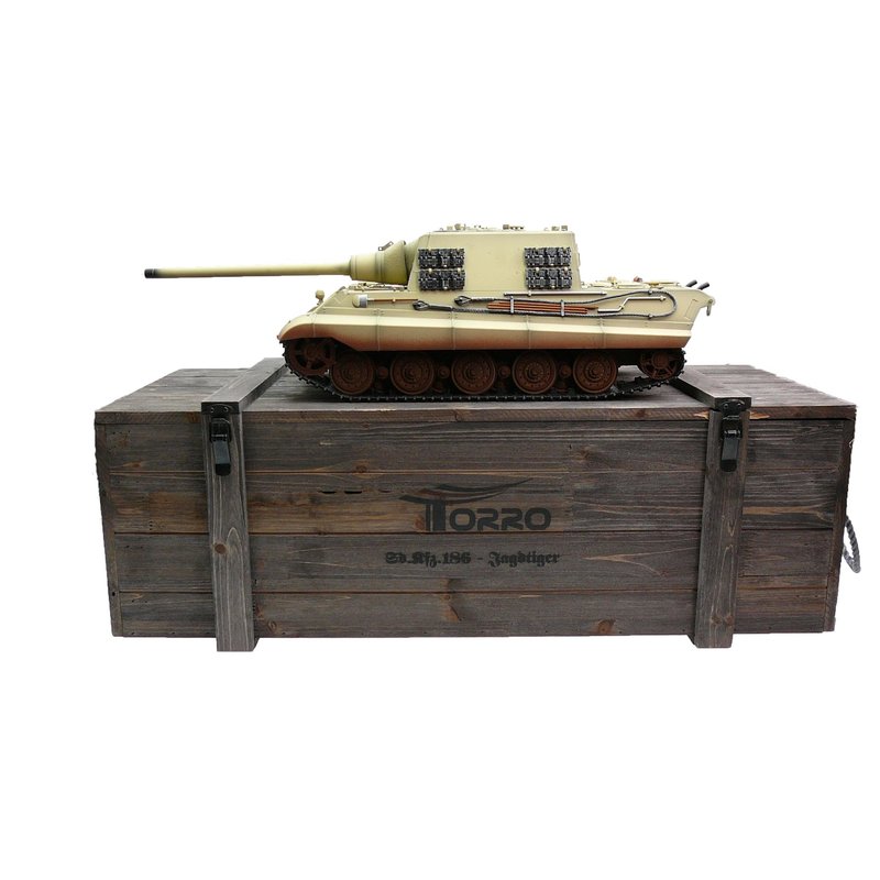Torro 1/16 RC Jagdtiger sand BB Torro Pro-Edition - Afbeelding 4