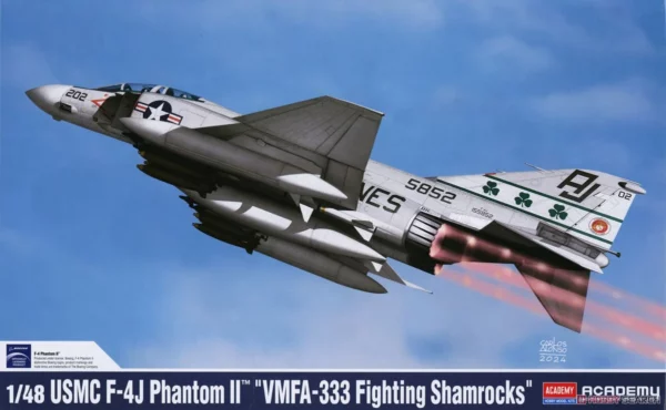 01 Academy 12356 USMC F-4J Phantom II "VMFA-333 Fighting Shamrocks" 1/48