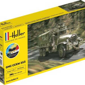 Heller 56996 GMC CCKW 353 Set incl verf, lijm , penseel.  1/72