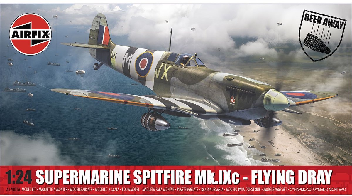 Airfix A17001A Supermarine Spitfire Mk.IXc Flying Dray Beer Delivery 1/24