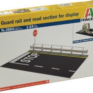 Italeri 3864 Guard Rail and Road Section for Display 1/24