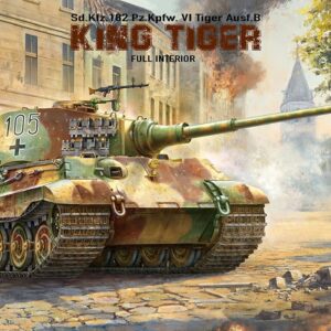 Rye Field Model 5146 Sd.Kfz. 182 Panzerkampfwagen VI Tiger Ausf. B German King Tiger Full Interior 1/35