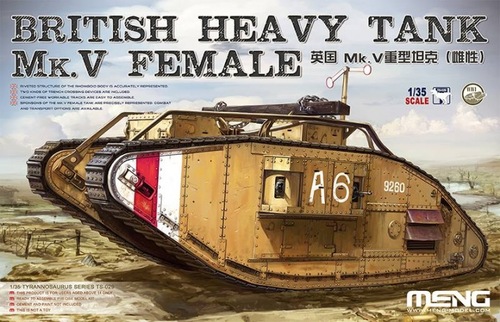 04 Meng TS-029 British Heavy Tank Mk. V Female 1/35
