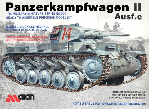 2 Alan 004 Panzerkampfwagen II Ausf. C 1/35