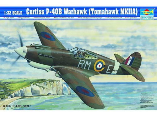 4 Trumpeter 02228 Curtiss P-40B Warhawk (Tomahawk MKIIA) 1/32
