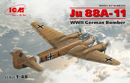ICM 48235 Ju 88A-11 WWII German Bomber 1/48