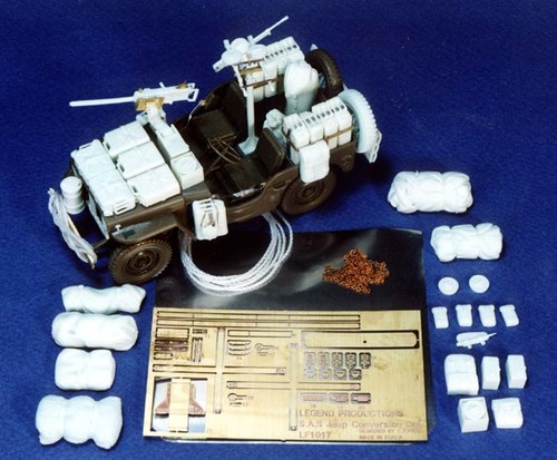 Legend Productions LF1017 S.A.S. Jeep Conversion Set 1/35