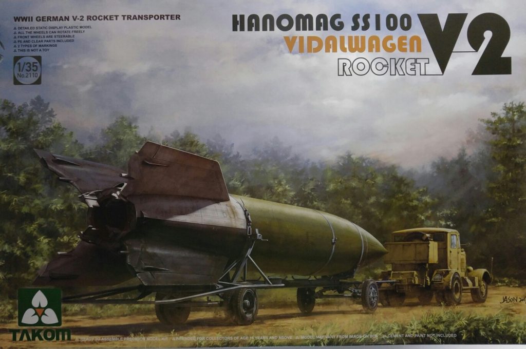 Takom 2110 Hanomag SS100 Vidalwagen V-2 Rocket Transporter ...