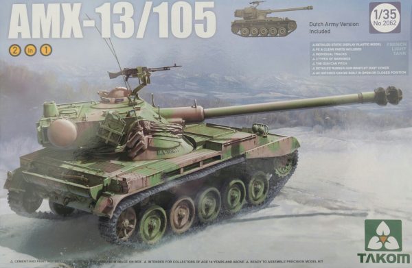 Takom 2062 AMX-13/105 militaire modelbouw
