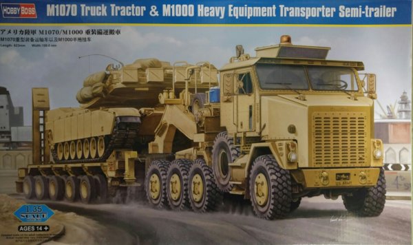 Hobby Boss  85502 M1070 Truck Tractor & M1000 Transporter