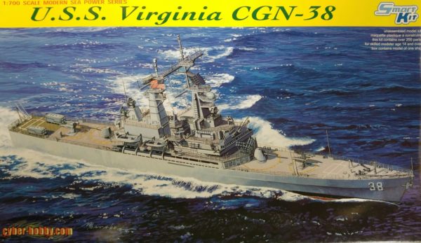 Modelbouw Dragon 7090 U.S.S. Virginia CGN-38