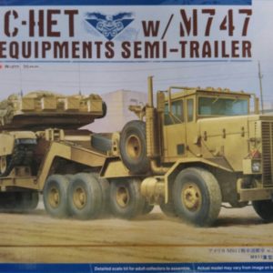 Hobby Boss 85519 M911 C-HET w/ M747 Heavy Equipments Semi-Trailer