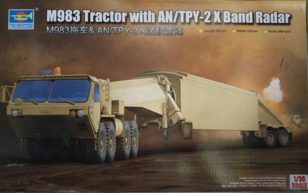Trumpeter Tractor with AN/TPY-2 X Band Radar modelbouw