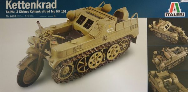 Italeri 7404 Sd.Kfz. 2  Kettenkrad Typ HK 101 schaal 1/9