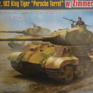 Hobby Boss 84530 German Sd.Kfz. 182 King Tiger Porsche Turret w/ zimmerit