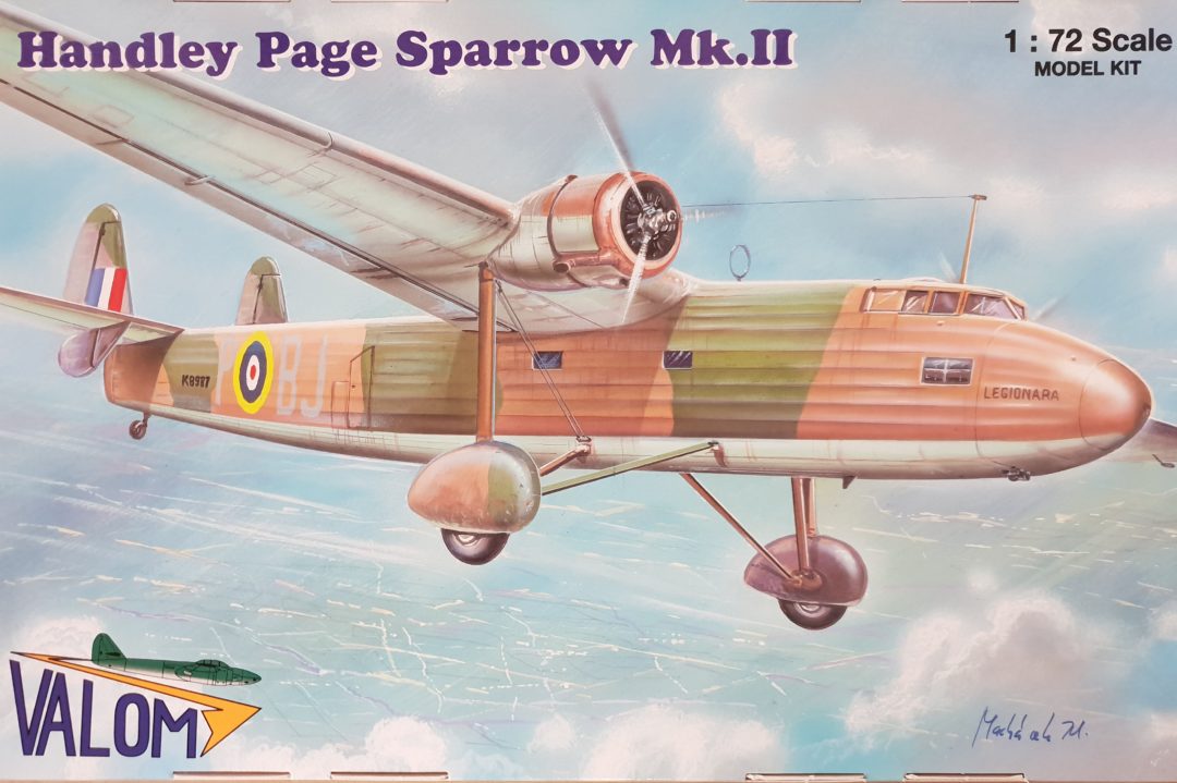 Valom 72058 Handley Page Sparrow Mk.II - Dutchmodelshop.nl