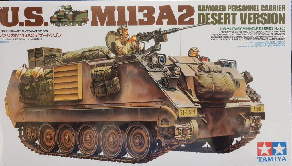 Tamiya 35265 U.S. M113 A2 APC Desert Version - Dutchmodelshop.nl