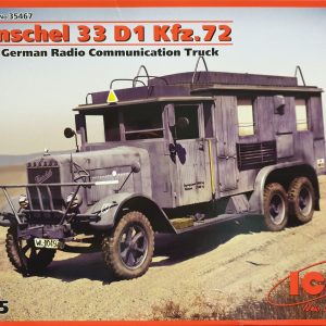 ICM  35467 Henschel 33 D1 Kfz. 72 Radio Communication Truck 1/35