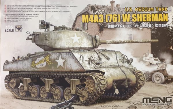 Meng TS-043 M4A3 (76) W Sherman