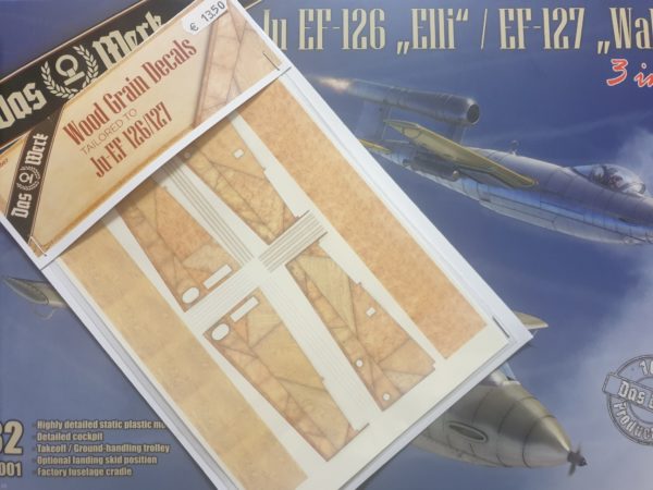 Das Werk DWA007 Wood Grain Decals Tailored to Ju EF-126 / Ju EF-127 