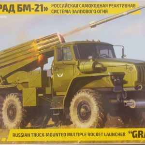 Zvezda 3655 Russian Truck-Mounted Multiple Rocket Launcher "Grad" BM-21 1/35