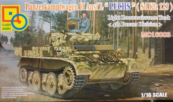 Classy Hobby 1/16 MC16003 Panzerkampfwagen II Ausf. L "Luchs" (Sd.Kfz.123)