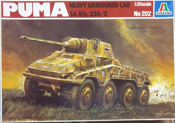 Italeri 202 Puma Heavy Armoured Car Sd.Kfz. 234/2 1/35
