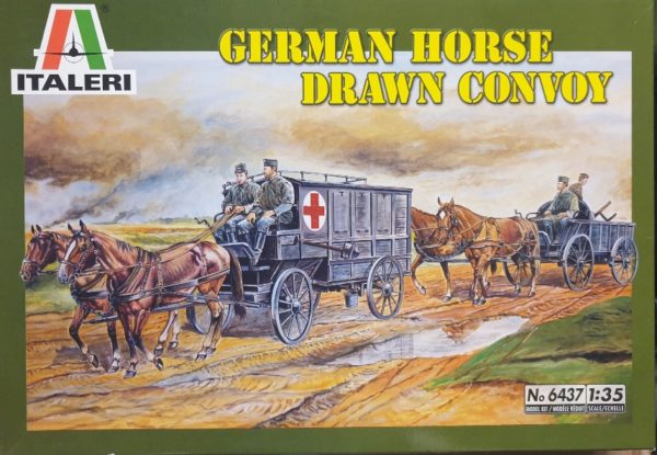 Italeri 6437 German Horse Drawn Convoy 1/35