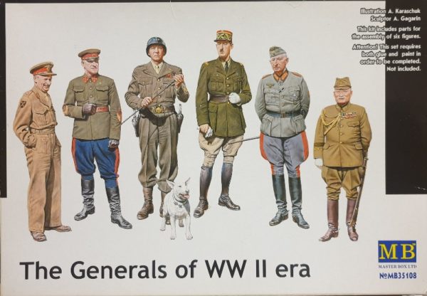 Master Box 35108 The Generals of WWII era 1/35