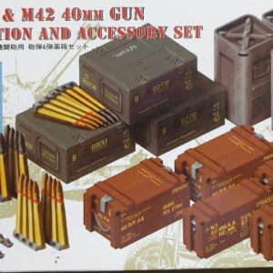 AFV Club 35189 Bofors & M42 40mm Gun Ammunition and Accessory Set 1/35
