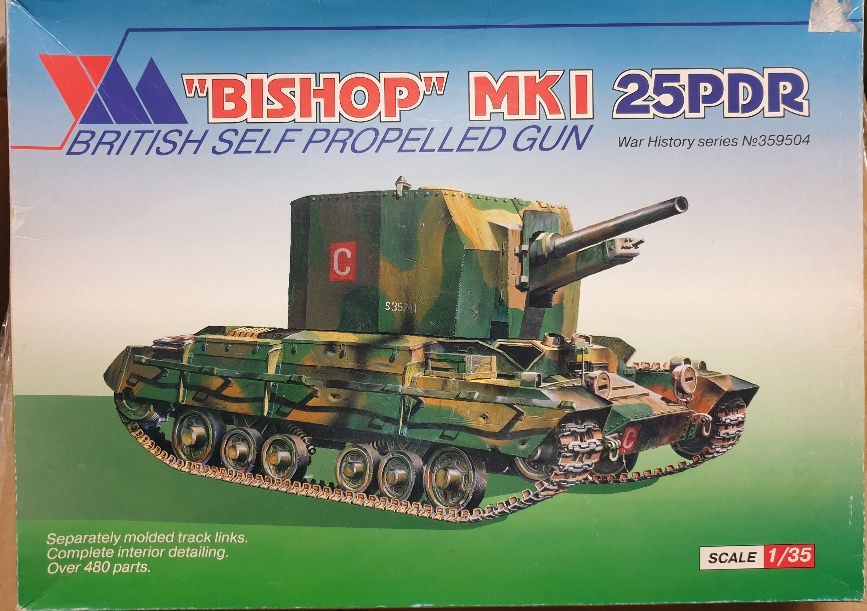 VM models no. 359504 British Self Propelled Gun "Bishop" MKI 25pdr 1/35