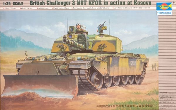 Trumpeter 00345 British Challenger 2 MBT KFOR in Action at Kosovo 1/35