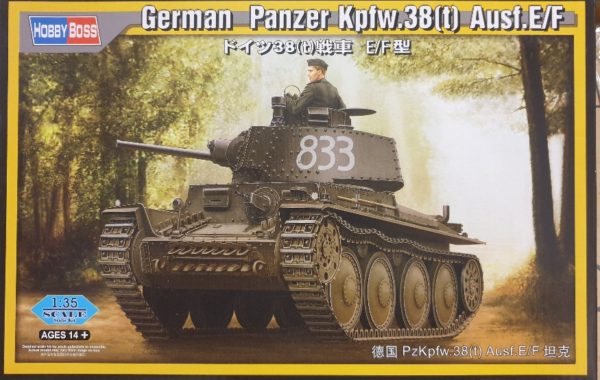 Hobby Boss 80136 German Panzer Kpfw. 38(t)  Ausf.E/F 1/35