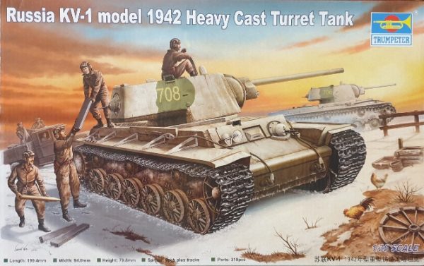 Trumpeter 00359 Russia KV-1 model 1942 Heavy Cast Turret Tank 1/35