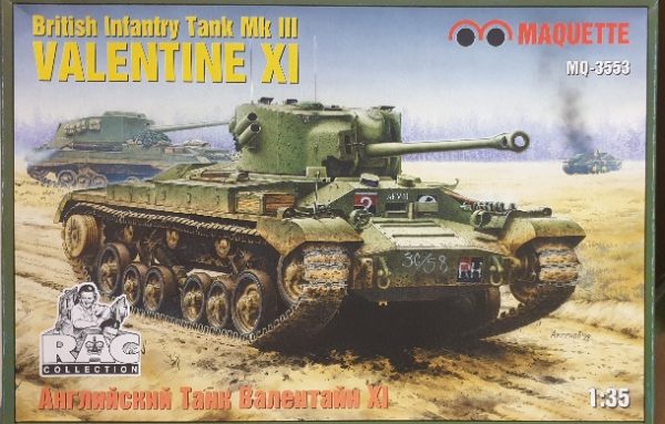 Maquette MQ-3553 British Infantry Tank Mk.III Valentine XI 1/35
