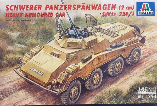 Italeri 294 Schwerer Panzerspähwagen (2cm) Sd.Kfz. 234/1 1/35