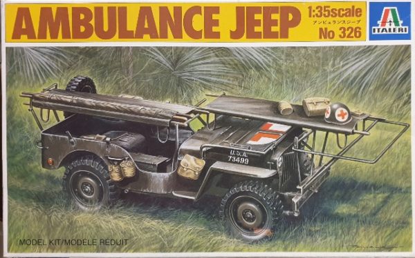 Italeri 326  Ambulance Jeep 1/35