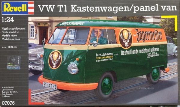 Revell 07076 VW T1 Kastenwagen / Panel Van 1/24