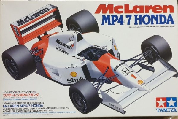 Tamiya 20035 McLaren MP4/7 Honda "Senna" + Tabu Design decals 1/20