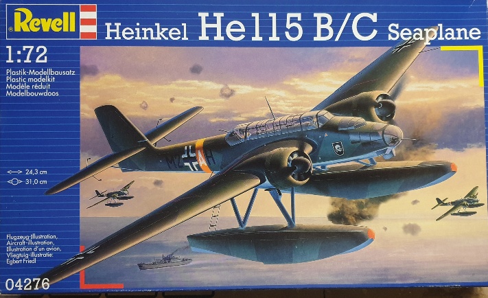 Revell 04276 Heinkel He 115 B/C Seaplane 1/72