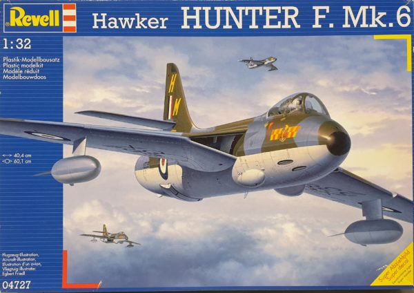 Revell 04727 Hawker Hunter F. Mk. 6 w/ KLU decals NL versie + Extra's 1/32