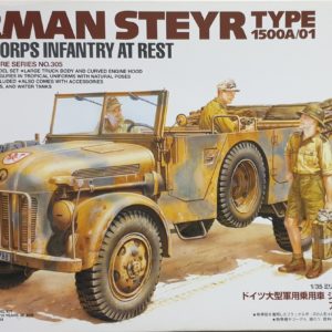 Tamiya 35305 German Steyer Type 1500A/01 & Africa Corps Infantry at Rest 1/35