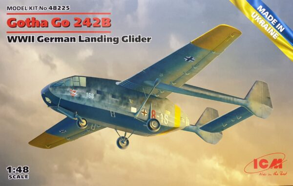 04 ICM 48225 Gotha Go 242B WWII German Landing Glider 1/48